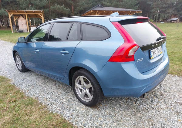 Volvo V60 cena 47800 przebieg: 181200, rok produkcji 2014 z Wysoka małe 277